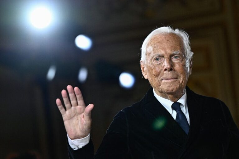 Morre Giorgio Armani, aos 91 anos, mestre italiano da alfaiataria moderna